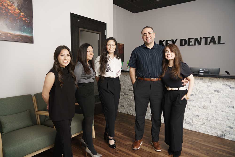Key Dental welcoming reception area